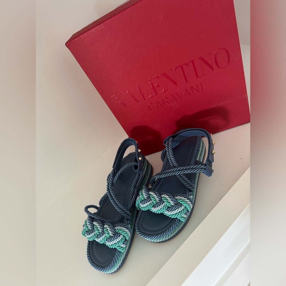 Valentino flatform espadrilles